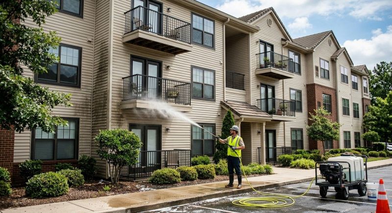 Brick Facade Cleaning Service